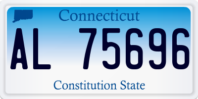 CT license plate AL75696