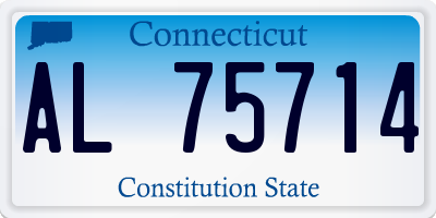 CT license plate AL75714