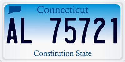 CT license plate AL75721
