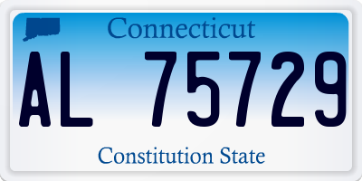 CT license plate AL75729