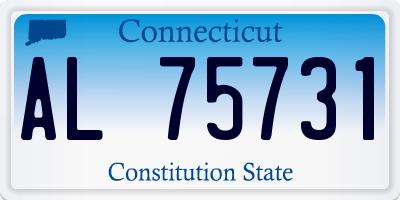 CT license plate AL75731