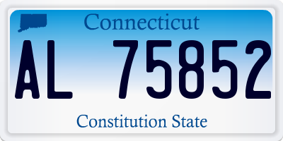 CT license plate AL75852