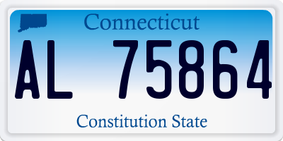 CT license plate AL75864