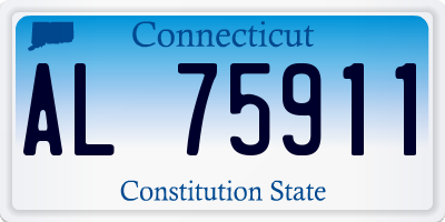 CT license plate AL75911