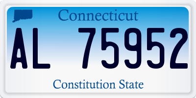 CT license plate AL75952