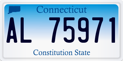 CT license plate AL75971
