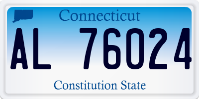 CT license plate AL76024