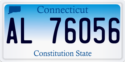 CT license plate AL76056