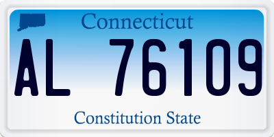 CT license plate AL76109