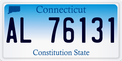 CT license plate AL76131