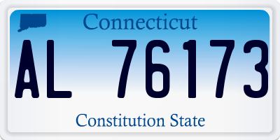 CT license plate AL76173
