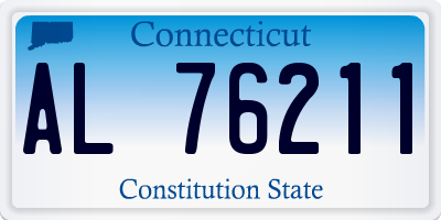 CT license plate AL76211