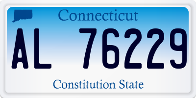 CT license plate AL76229