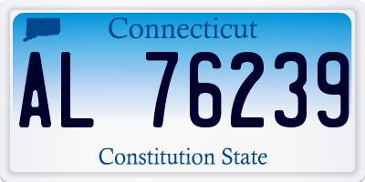 CT license plate AL76239