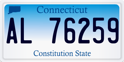 CT license plate AL76259
