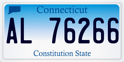 CT license plate AL76266