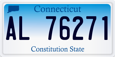 CT license plate AL76271