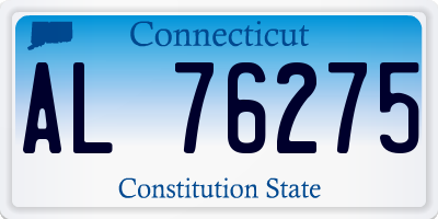 CT license plate AL76275