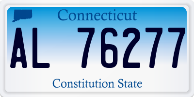 CT license plate AL76277