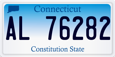 CT license plate AL76282