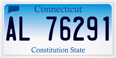 CT license plate AL76291