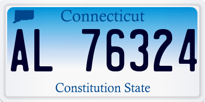 CT license plate AL76324