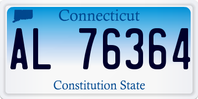 CT license plate AL76364