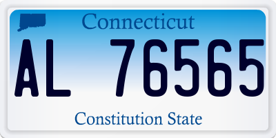 CT license plate AL76565