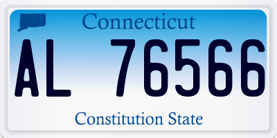 CT license plate AL76566