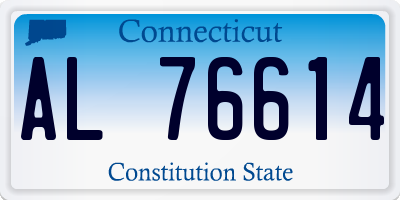 CT license plate AL76614