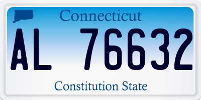 CT license plate AL76632