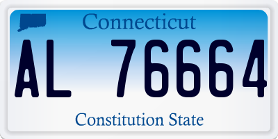 CT license plate AL76664