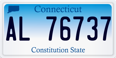 CT license plate AL76737