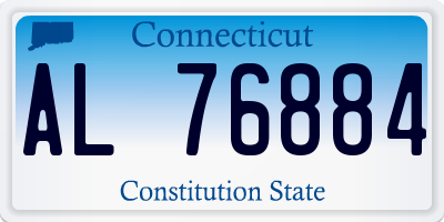 CT license plate AL76884