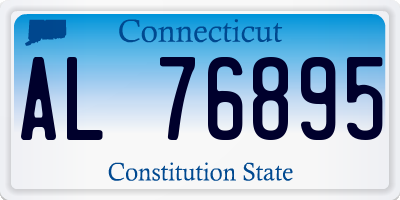 CT license plate AL76895