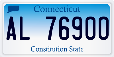 CT license plate AL76900