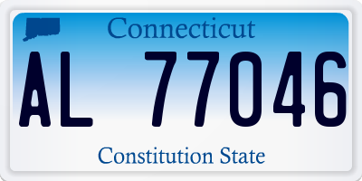 CT license plate AL77046