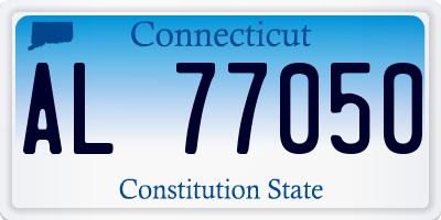 CT license plate AL77050