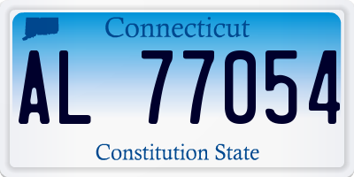 CT license plate AL77054