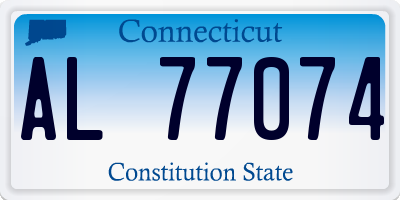 CT license plate AL77074