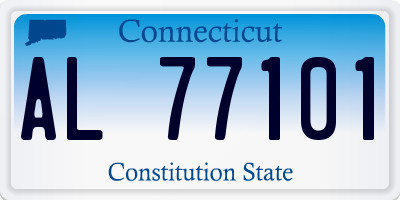 CT license plate AL77101