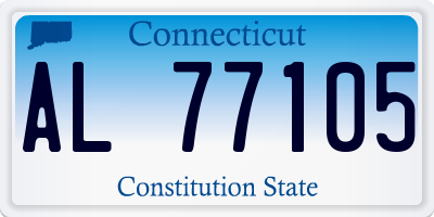 CT license plate AL77105