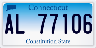 CT license plate AL77106