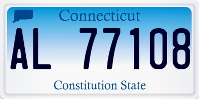 CT license plate AL77108