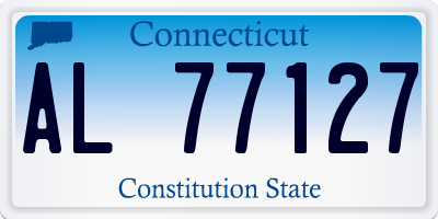 CT license plate AL77127