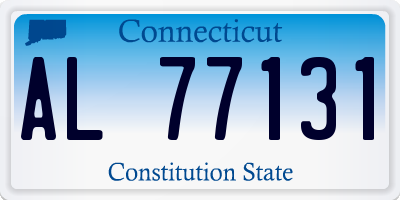 CT license plate AL77131