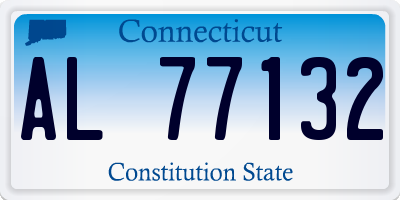 CT license plate AL77132