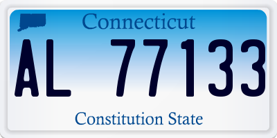 CT license plate AL77133