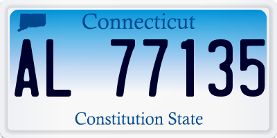 CT license plate AL77135