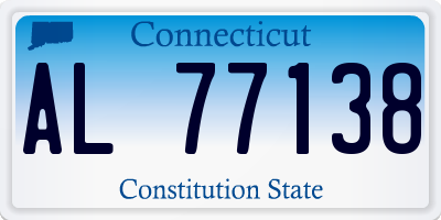 CT license plate AL77138